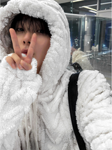 24FW New Cable Wool Hood