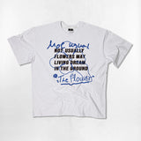 フラワーラインオーバーフィットTシャツ - 4COLOR
