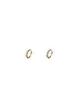 (14k)Mini Cubic Gold Earring