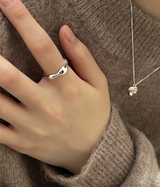 Bumpy ring (silver) *1PCS