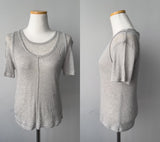 [Sleeveless SET] Tencel Layered Short Sleeve T-shirt