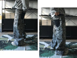 DN camo color combination denim pants (1C)