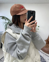 トッドスナップ クロップフード ジップアップ