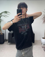 ハウウッド ヴィンテージ スプラッター ショートスリーブTシャツ