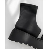 スパンアンクルヒップサンダル (BLACK)