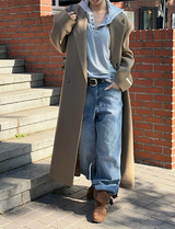 [Unisex] マックスダブルロングコート(2color)