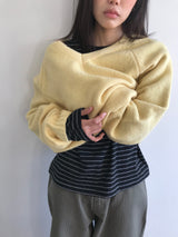 アベニューストライプロングスリーブ（4 Colors)