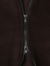 Betty Check Point Fleece Hoodie Zip-Up