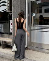 Tsar Pintuck Wide Slacks