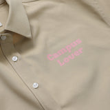 キャンパスラバーベージュクロップシャツ[For women]
