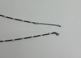 No.1228 black & white beads necklace