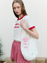 SHINE SHOULDER BAG WHITE