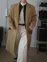 ASCLO Wool Deep Tuck Wide Slacks (3color)