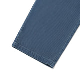 ラッチテーパードツイルパンツ / Washed blue