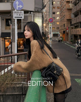 [MADE] Pilto fur oversized-fit knitwear