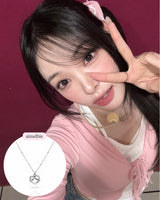 [tripleS Lynn Necklace] プレッツェルカラーボーンネックレス - Silver Color