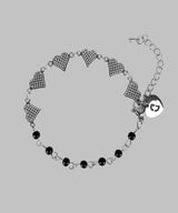 グリッドハート&アクリル サージカルブレスレット