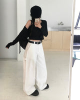 ミドルカーペンターディテールロングパンツ