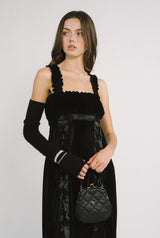 Agatha velvet dress