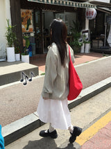 26SS★ [BAONHAUS] カレンヌシースルーオーバーガーゼシャツ