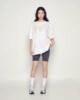 25FW ダーティーウォッシュド半袖Tシャツ ホワイト