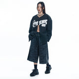Camo 8-quarter Sweat Bermuda Pants - CHARCOAL