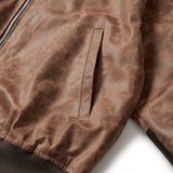 Tankers leather jacket / Brown