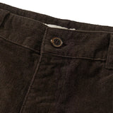 Built mild pants / Dark brown