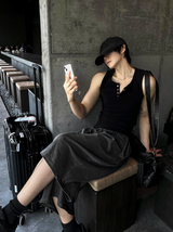 Pigment Silver Charcoal Bermuda Training Pants