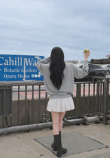 [MADE] Silhouette, summer V-neck loose fit knit