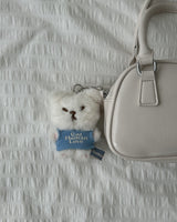 BIG CAT KEY-RING / WHITE
