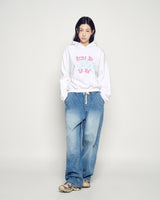 25FW FULL BANDING WASHING DENIM PANTS BLUE