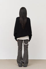 Wig Zipper Round Knit
