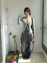 punching pocket cardigan