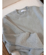 [Unisex]アンゴララウンドネックニット(7color)