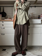 Lowell Dust Two Tuck Pants