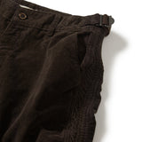 Built mild pants / Dark brown