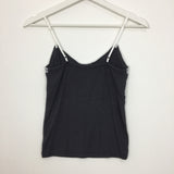 V-cut lace sleeveless (4color)