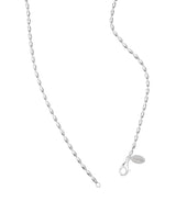 [925 silver] Un.silver.128 / gross rizi necklace (long ver.)