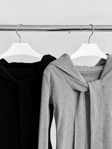 ショルダーストラップソフトロングスリーブTシャツ