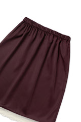 Slip satin midi skirt_purple