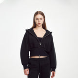 cropped hoodie