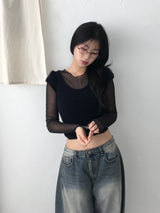 Wide volume jeans