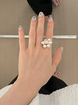 [Hearts2Hearts]Silver balls rings