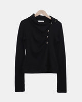 Brack Vintage Button Long-Sleeve T-Shirt
