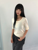 フート ロールアップ ロングスリーブ Tシャツ