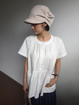 Blanc Pocket Blouse (3color)