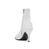 ニューオープントゥスリムアンクルヒール(White)