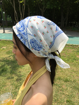 Cherry Paisley Bandana (2color)