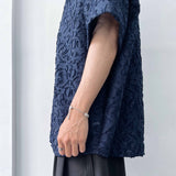インク ブルーム ハーフスリーブ シャツ